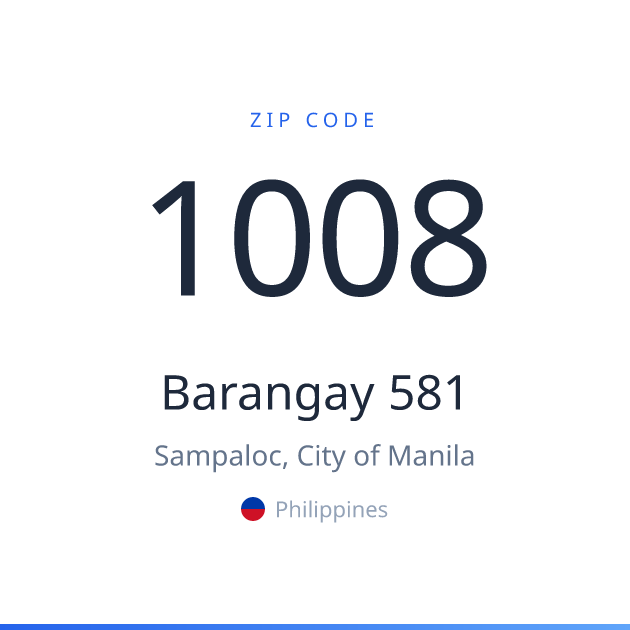581 Tel Code Barangay 581 ZIP Code 1008 | Sampaloc, Philippines