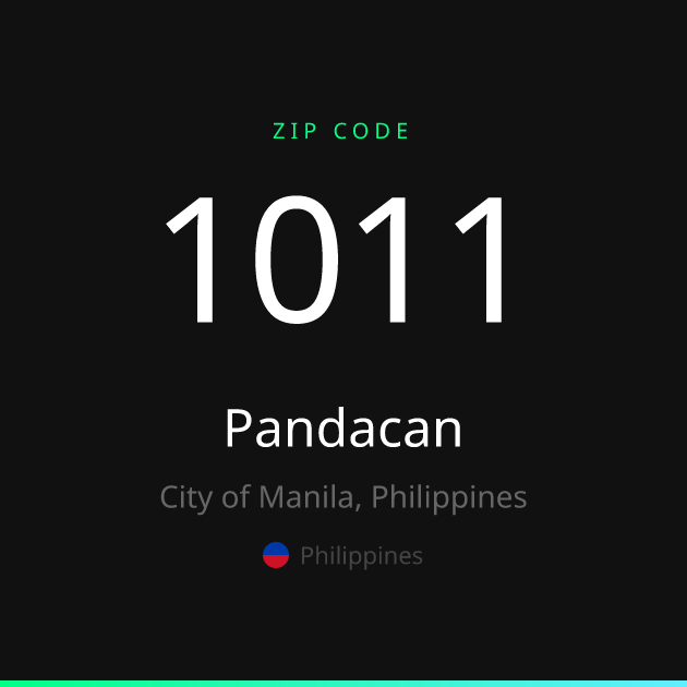 ZIP Code 1011 - Pandacan, City of Manila | PHZipCode