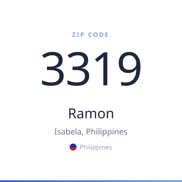 Shareable ZIP code 3319 card for Ramon, light theme