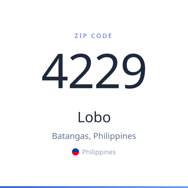 Shareable ZIP code 4229 card for Lobo, light theme