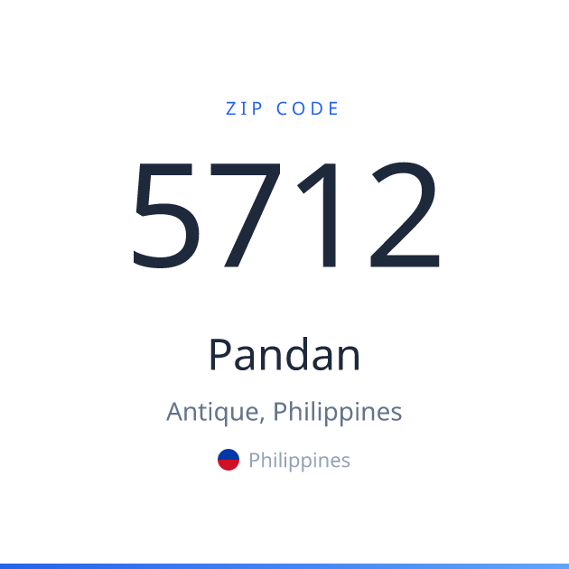 Shareable ZIP code 5712 card for Pandan, light theme